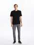 LC Waikiki Crew Neck Short Sleeve Printed Combed Cotton Men's T-shirt